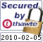 Click to Verify - This site has chosen a thawte SSL Certificate to improve Web site security